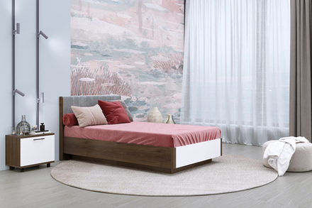 Кровать Грейс (1,2*2,0) КР-4011-В