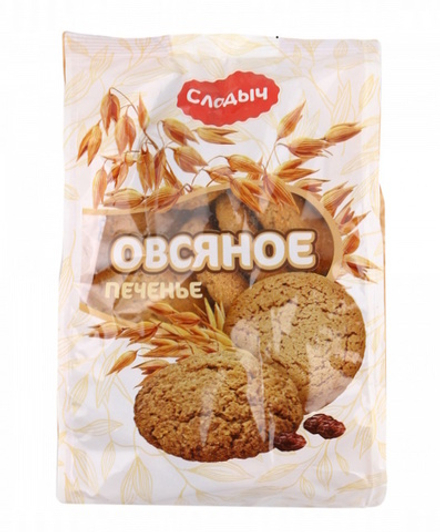 Печенье Овсяное 300г. Слодыч