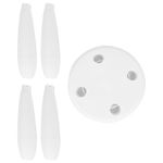 Табурет детский МАМОНТ белый, от 2 до 7 лет, безвредный пластик, 01.022.01.04.1