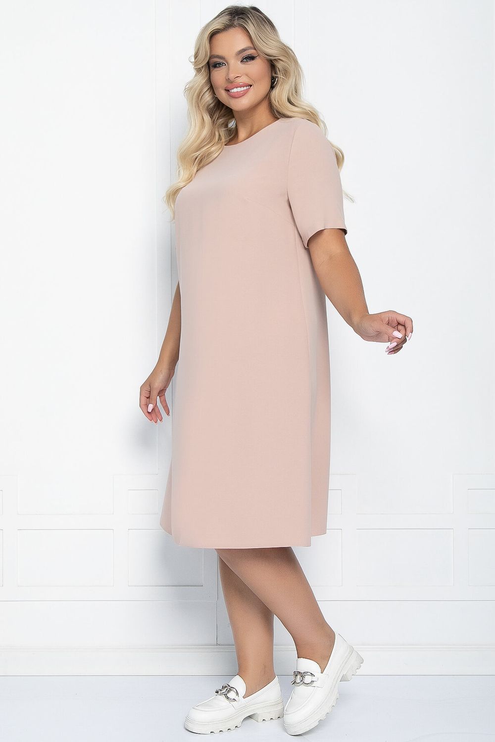 Платье Ронда (бежевое) П11108 LT Collection