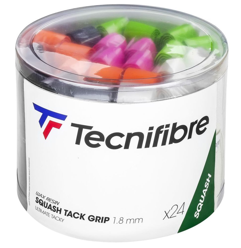 Намотки для сквоша Tecnifibre Squash Tack Grip Box 24P - assorted