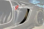 Карбоновые накладки боковых воздуховодов задних крыльев для LAMBORGHINI AVENTADOR LP700 / LP720 / LP750SV 2011–2017 Ламборгини