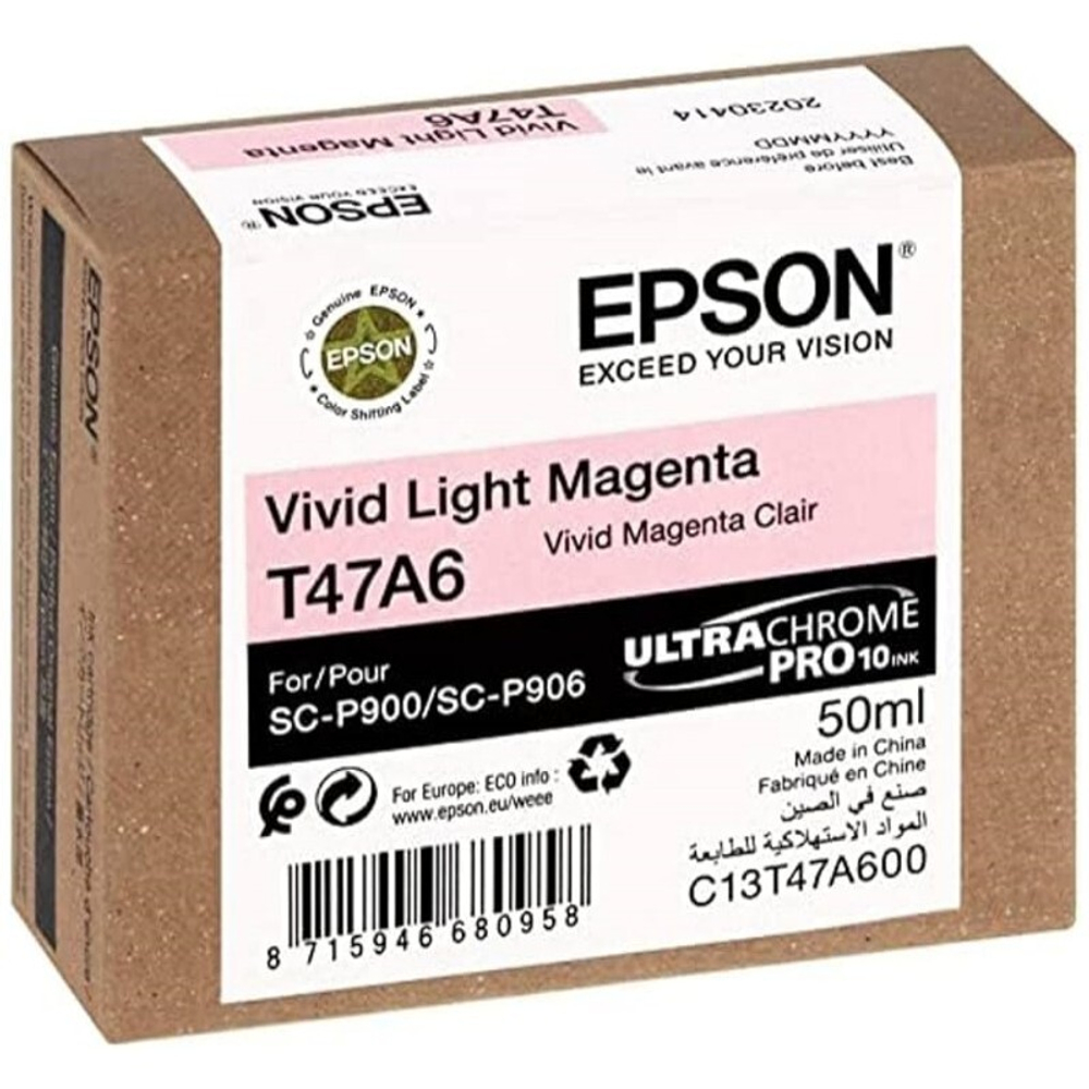 Картридж EPSON T47A светло-пурпурный для SC-P900