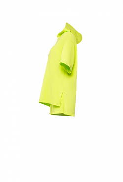 Спортивный костюм с шортами кислотно-зеленый 13-02-21 SS