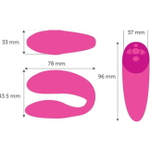 Вибратор для пар на ДУ WE-VIBE Chorus (синхронизируется со смартфоном) (Цвет: фиолетовый)