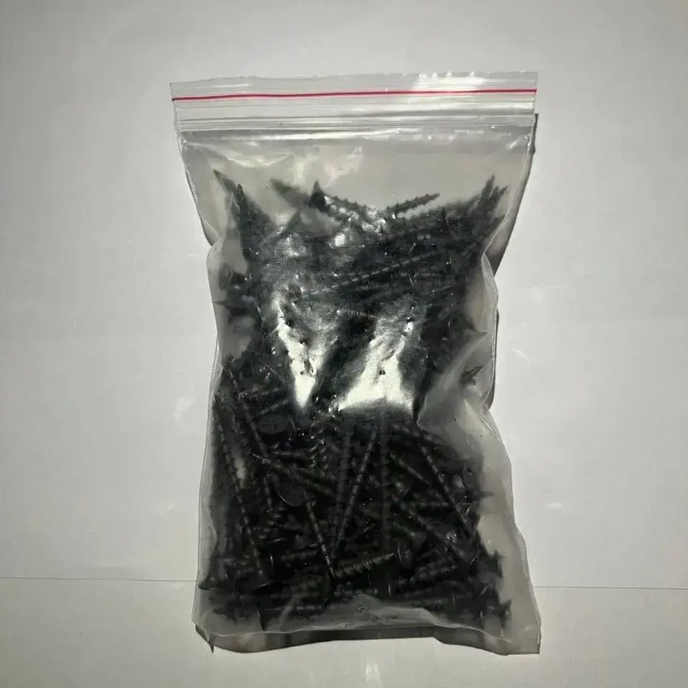 Саморез потайной PH2 оксидированный редкий шаг (дерево) 3,5*51 ФАСОВАННЫЙ (150 шт.)