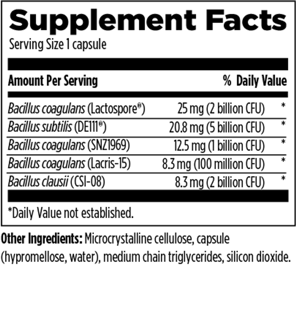 Designs For Health - ProbioSpore 60 capsules