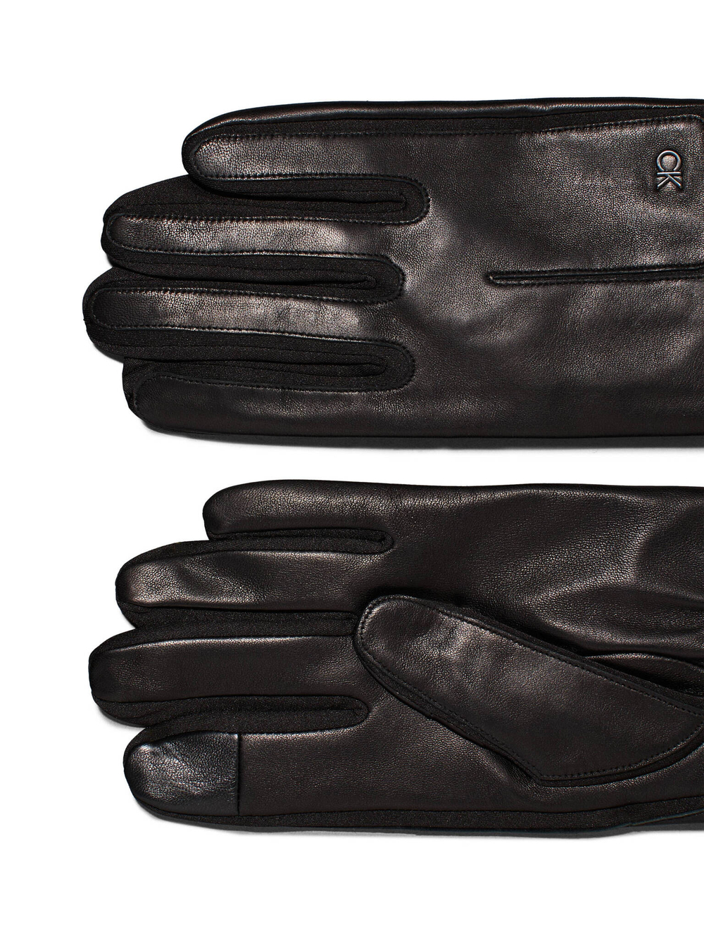 Кожаные перчатки Calvin Klein - черный(K50K512382)