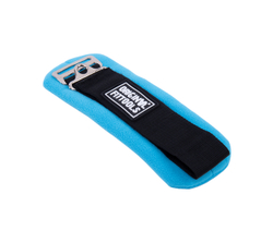 Ремень для тренировки мышц бедра и ягодиц регулируемый синий (F0-кольцо)