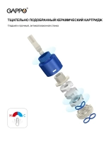 Смеситель для раковины GAPPO G1006-6