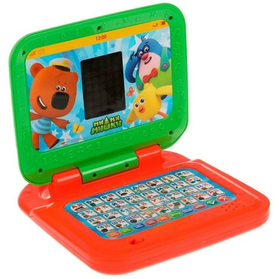 Компьютер с led- экраном "Ми-ми-мишки" 300 песен, фраз, свет/звук HT1176-R (48) (Умка)