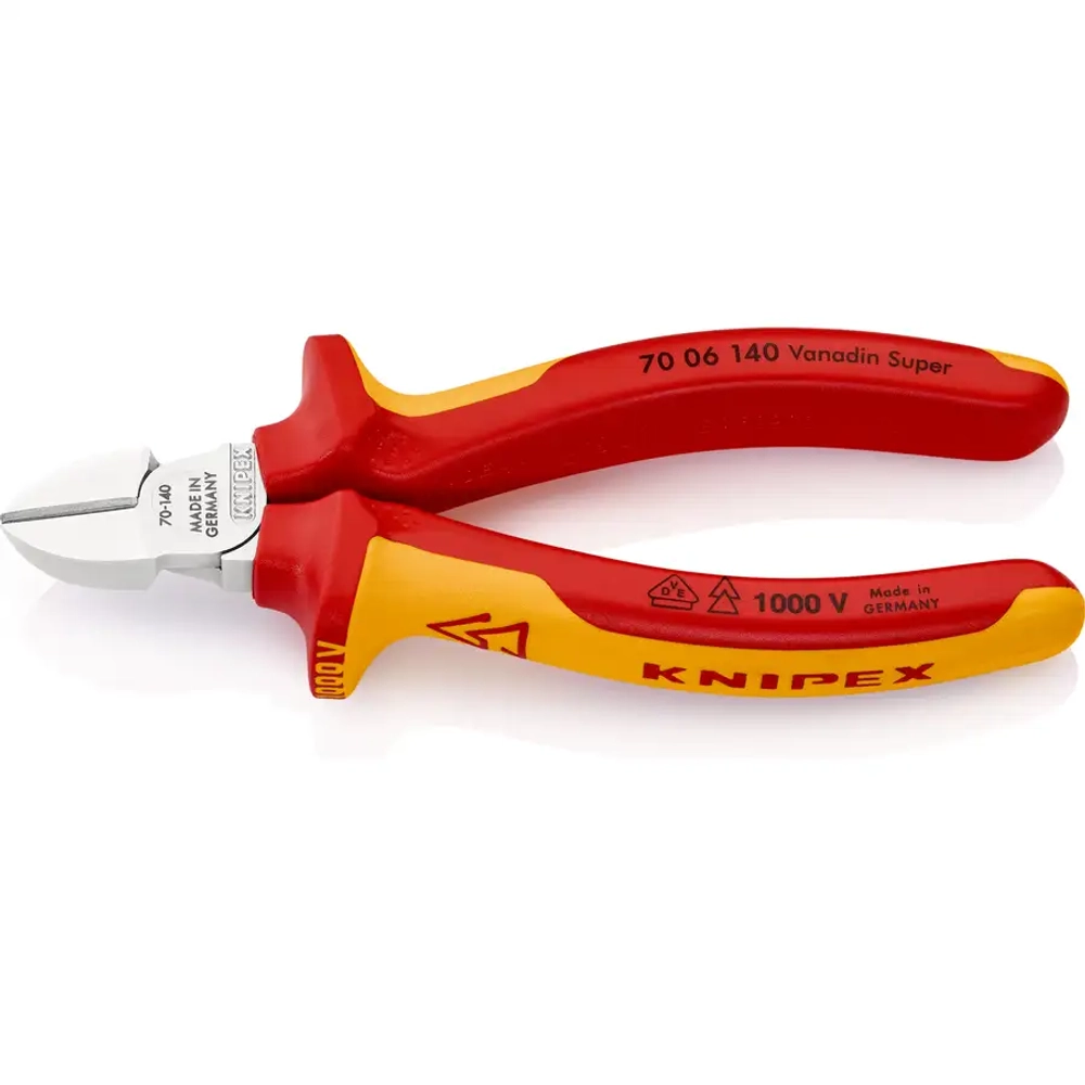 Кусачки боковые хромированные 140 мм Knipex 70 06 140 SB