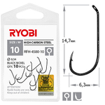 Крючок рыболовный RFH-4580 №12 ( 2 упк по 10шт)