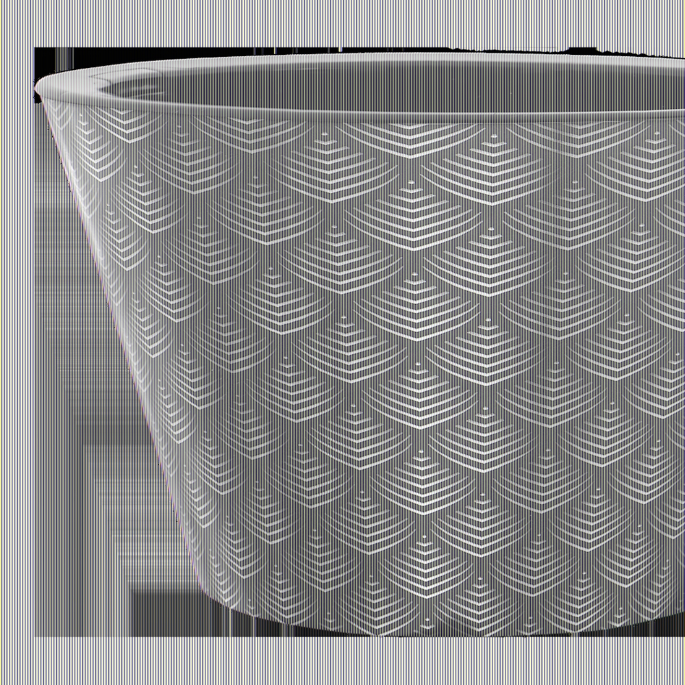 Кашпо для цветов пластиковое 5л d-23 см «Флейк» Оливковый (фольга)