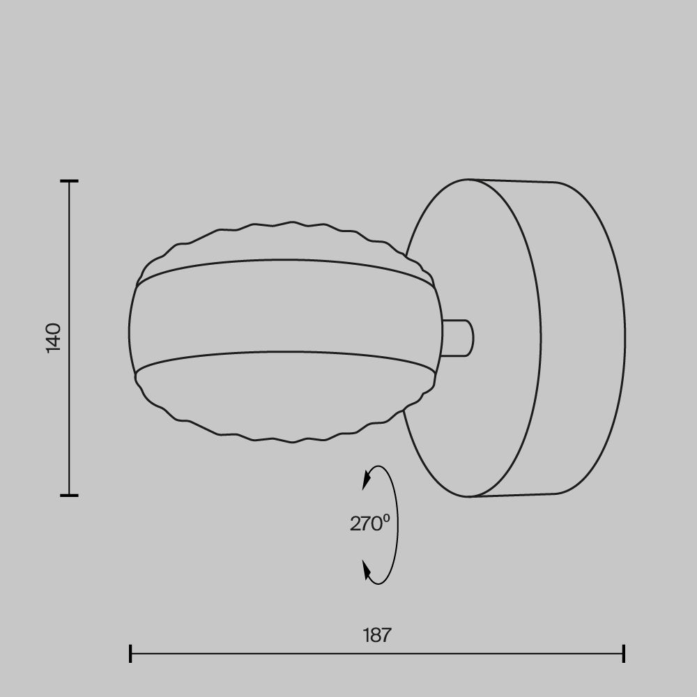 Светильник настенный светодиодный Maytoni   MOD299WL-L10BC3K