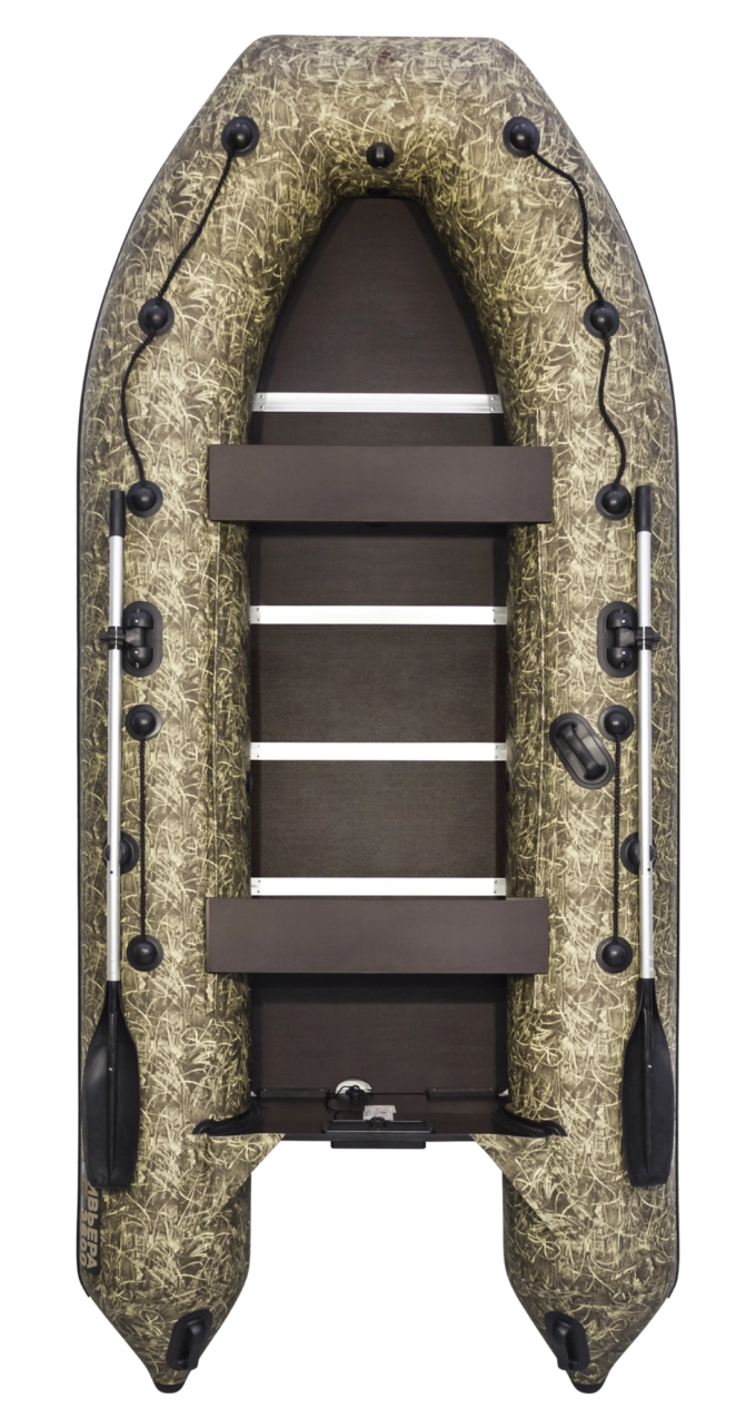 Лодка ПВХ Ривьера 3600 Компакт СК Камуфляж Камыш