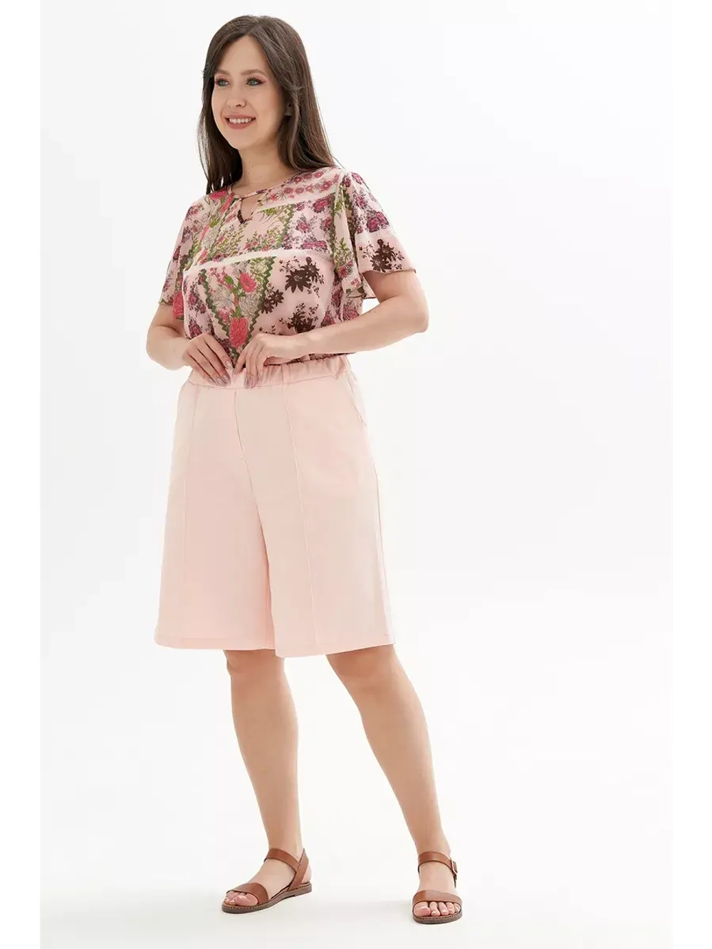 Шорты бермуды хлопковые