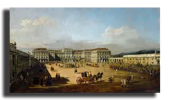 Репродукция "Бернардо Беллотто - Дворец шёнбрунн"