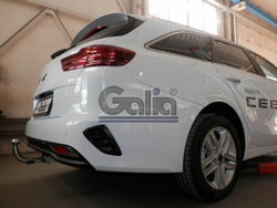 Фаркоп оцинкованный Galia H100C для Hyundai i30 универсал 2017-, Kia Ceed универсал 2017-(паспорт и сертификат в комплекте)(без электрики)