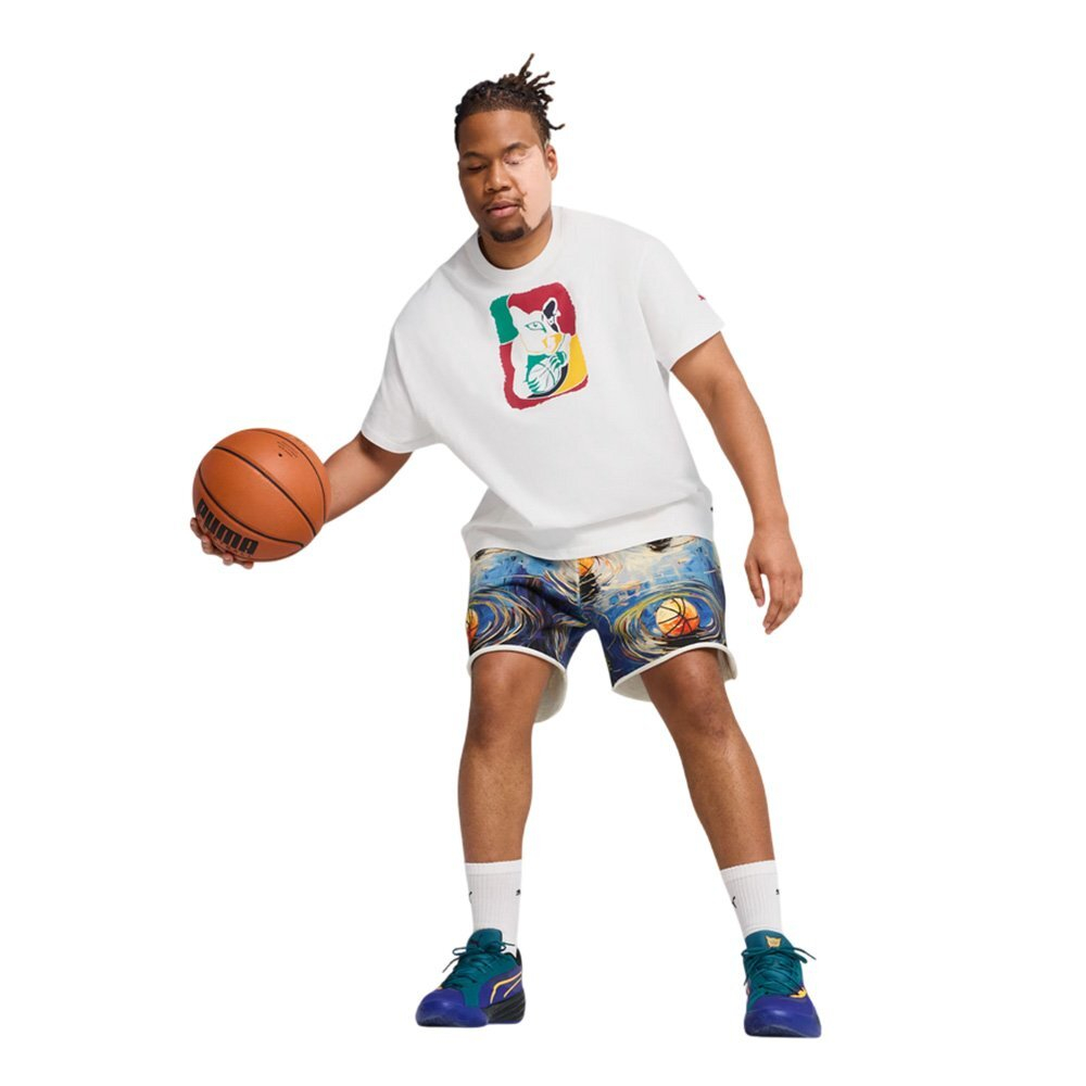 Баскетбольная футболка Puma Dylan Exhibit IV T-shirt White