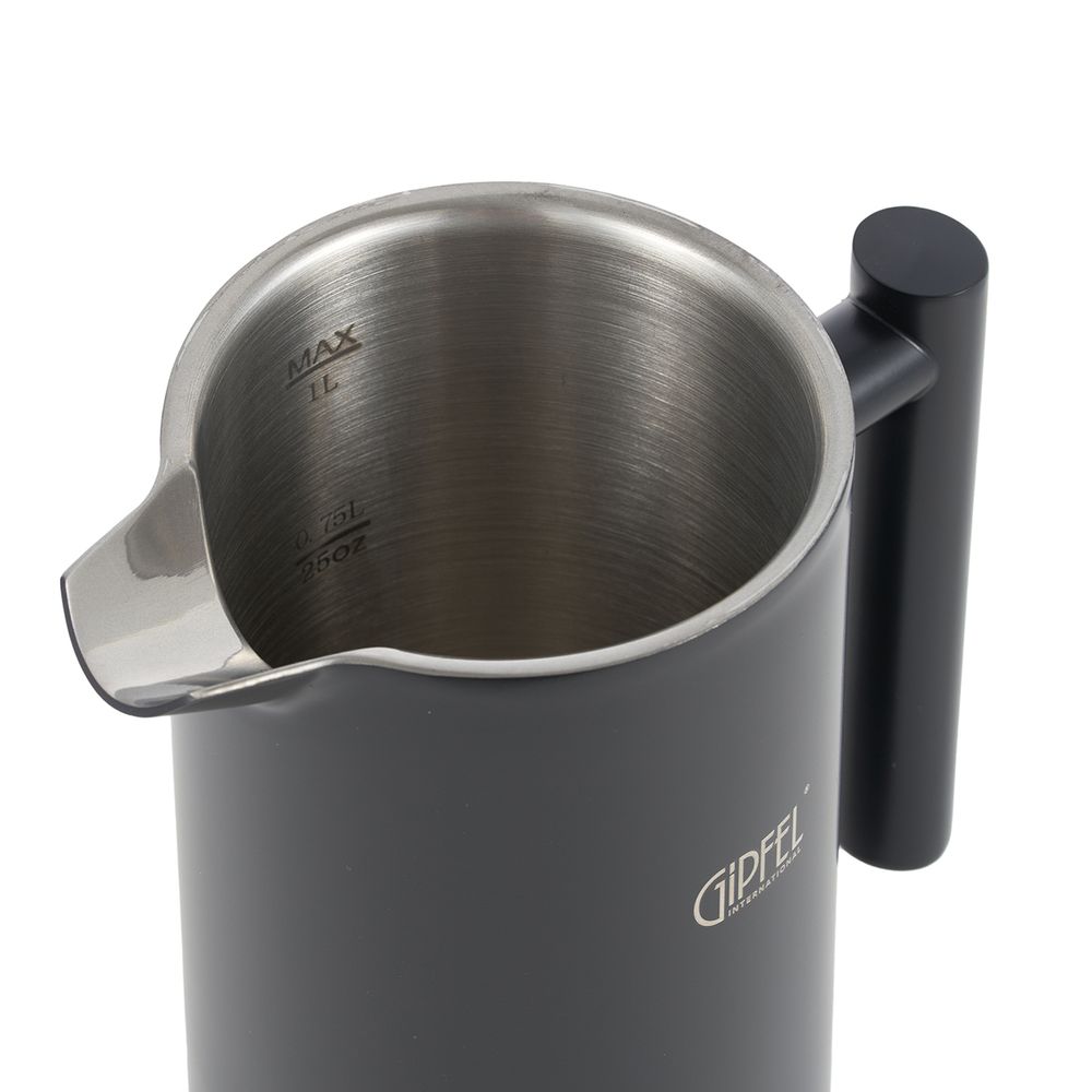 Френч-пресс Gipfel Deluxe Black 52423 1 л