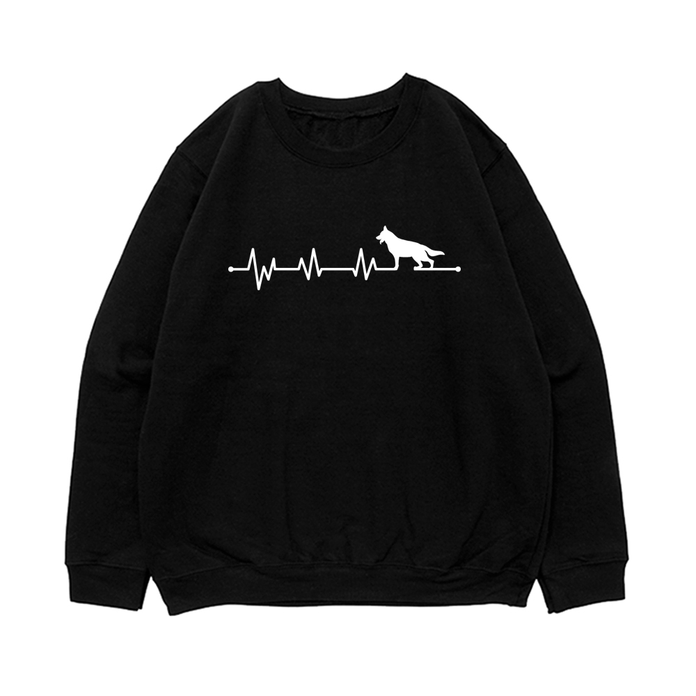 Свитшот "Овчарка - сердечный ритм"