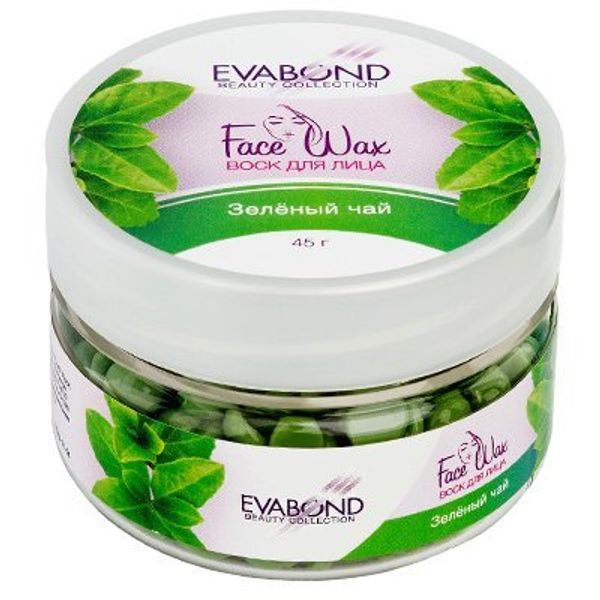 EVABOND Face Wax, Воск для лица Зеленый чай, 50гр