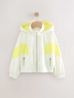 Куртка непромокаемая с капюшоном для девочки Next E33-632, Белый