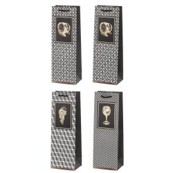 GAEM Пакет подарочный (бумага 210г/м2, блок микс 12шт), L12 W9 H35 см, 4в.