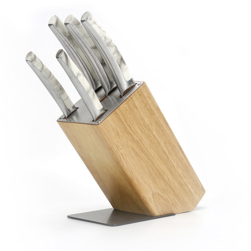 Набор ножей ARNE 6 предметов, деревянная подставка