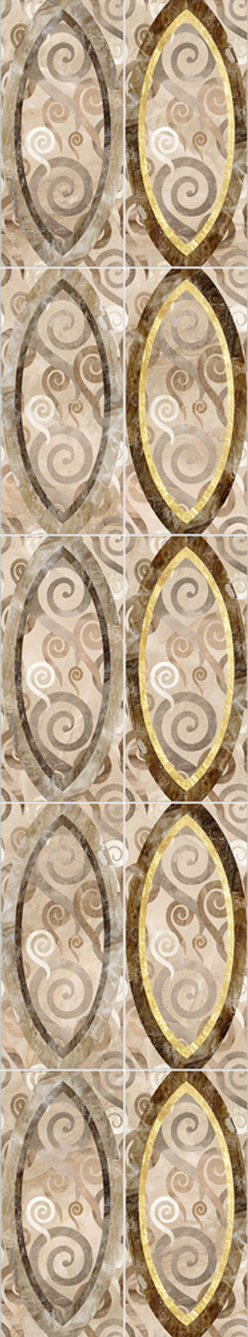 Панель ПВХ фотопечать Лигурия вставка 2700х250мм