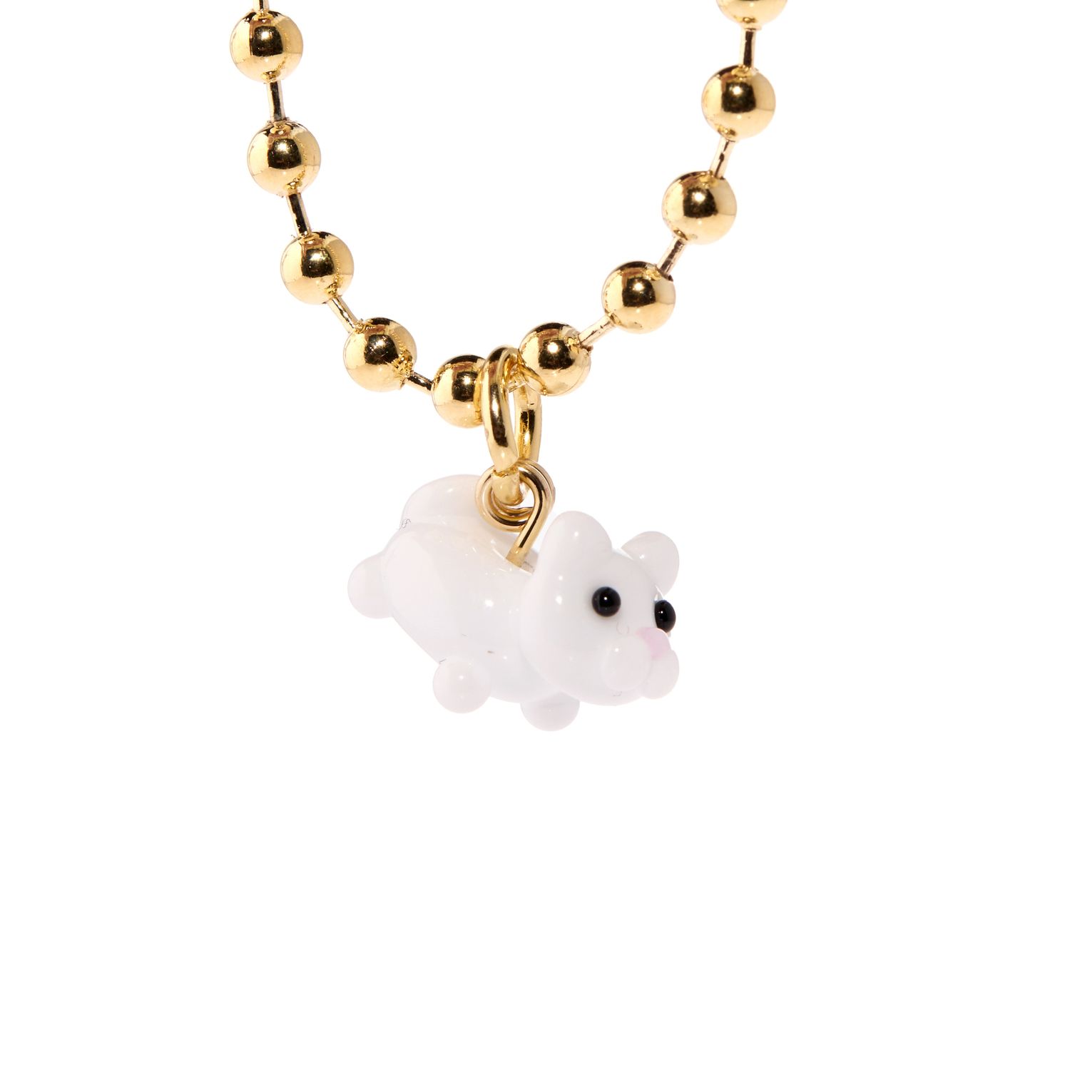 Колье Favorite Fluffy Necklace - White Cat