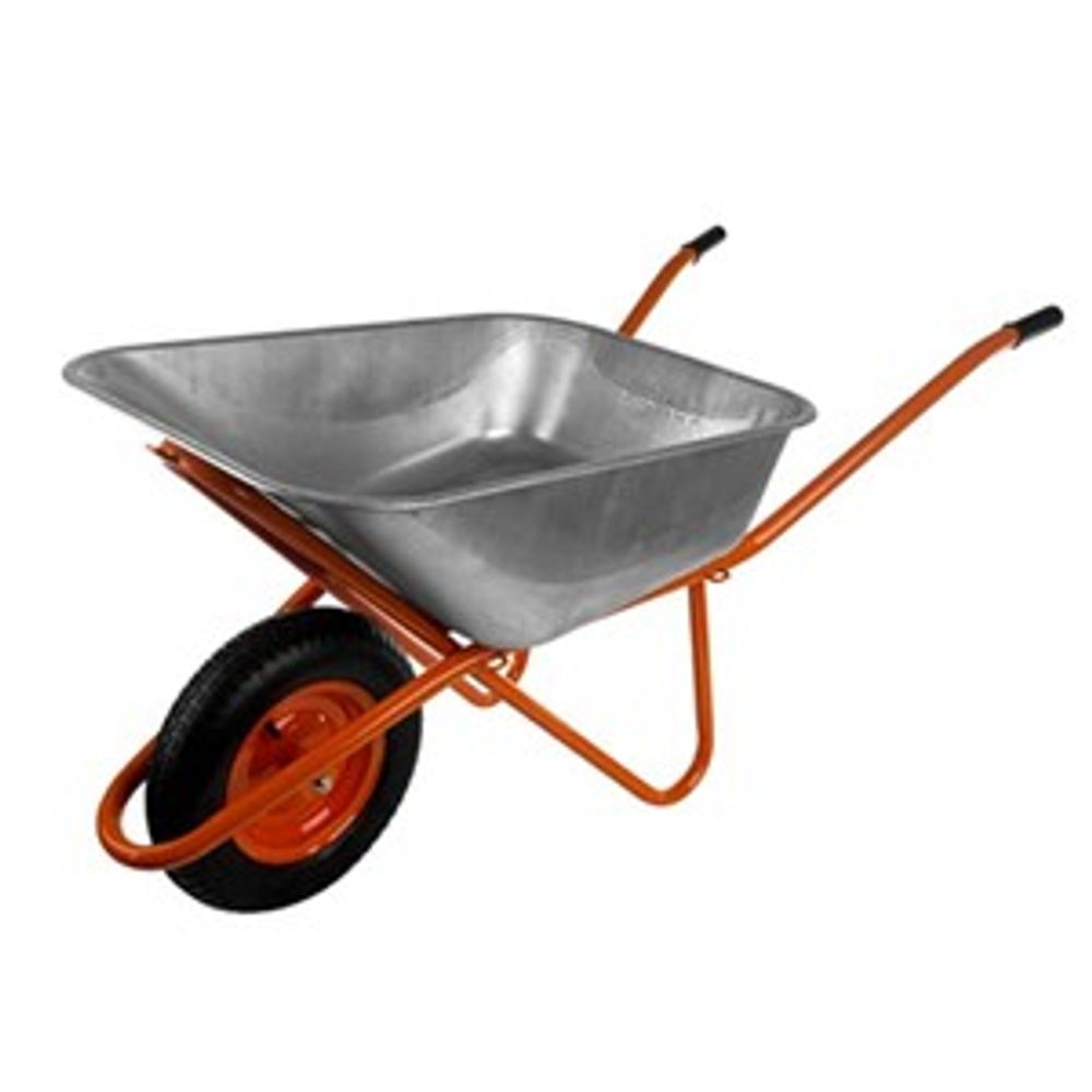 Тачка строительная 110л усиленная одноколесная