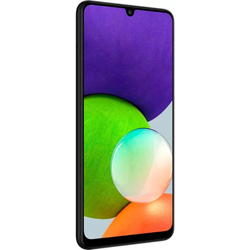 Смартфон Samsung Galaxy A22 128GB Black (SM-A225F)  Черный Ростест Оф. Гарантия