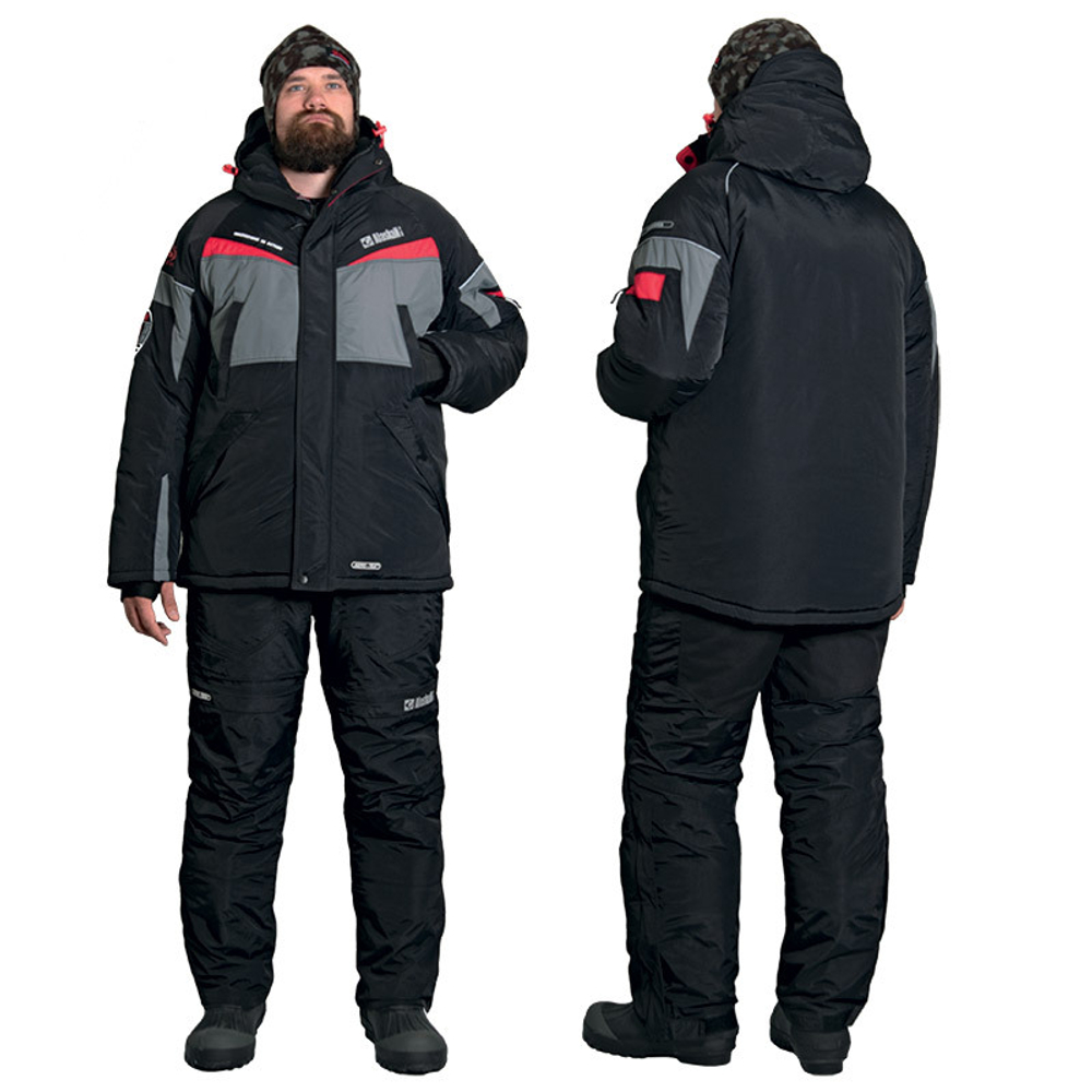 Костюм зимний Alaskan Dakota, цвет серый/черный, размер XXXL