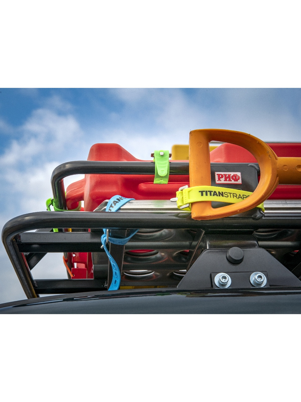 Ремень крепёжный TitanStraps Industrial желтый L = 51 см (Dmax = 14,15 см, Dmin = 5,5 см)