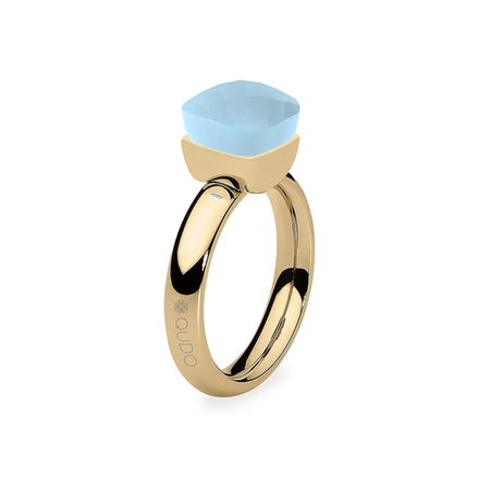 Кольцо Qudo FIRENZE 18 (G) Air Blue Opal 107001/40-4701 18 размер 18