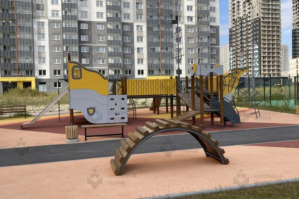 Развивающий элемент Изогнутый Мостик