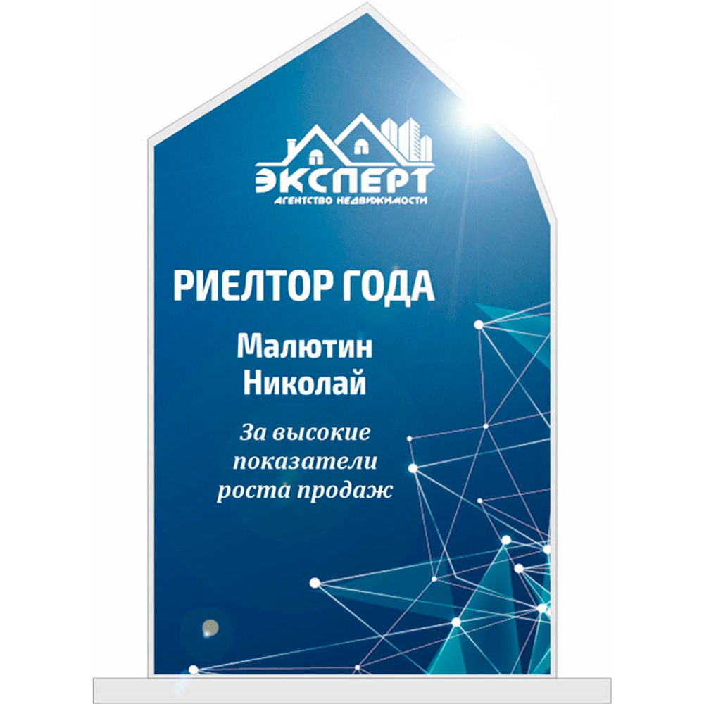 Акриловый приз Риелтор года 3516-180