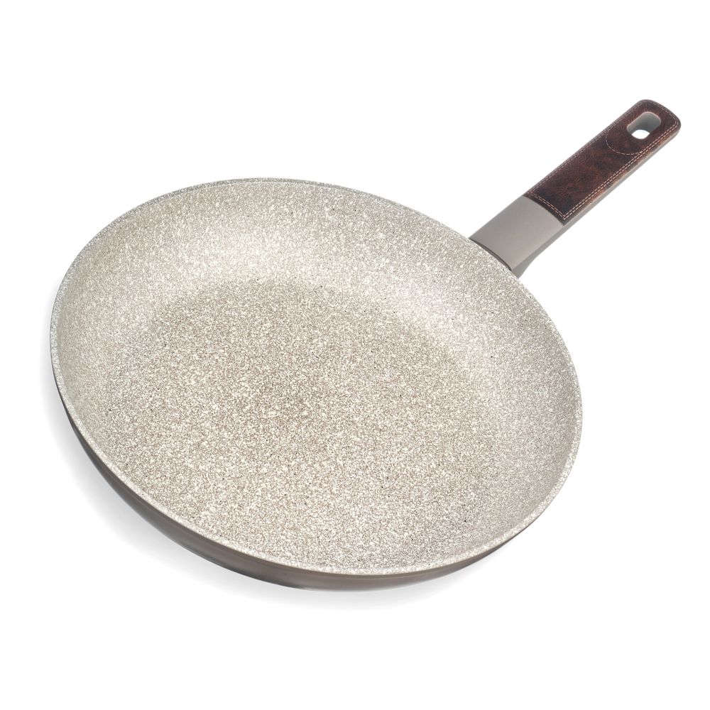 СКОВОРОДА С АНТИПРИГАРНЫМ ПОКРЫТИЕМ PFLUON MARBLE, 28*5,2 СМ