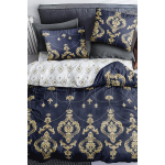 Постельное белье 1,5 поплин «Королева» наволочки 50*70см Sweet Sleep Павлайн