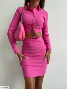 Костюм IA-2921 Фабрика Моды розовый