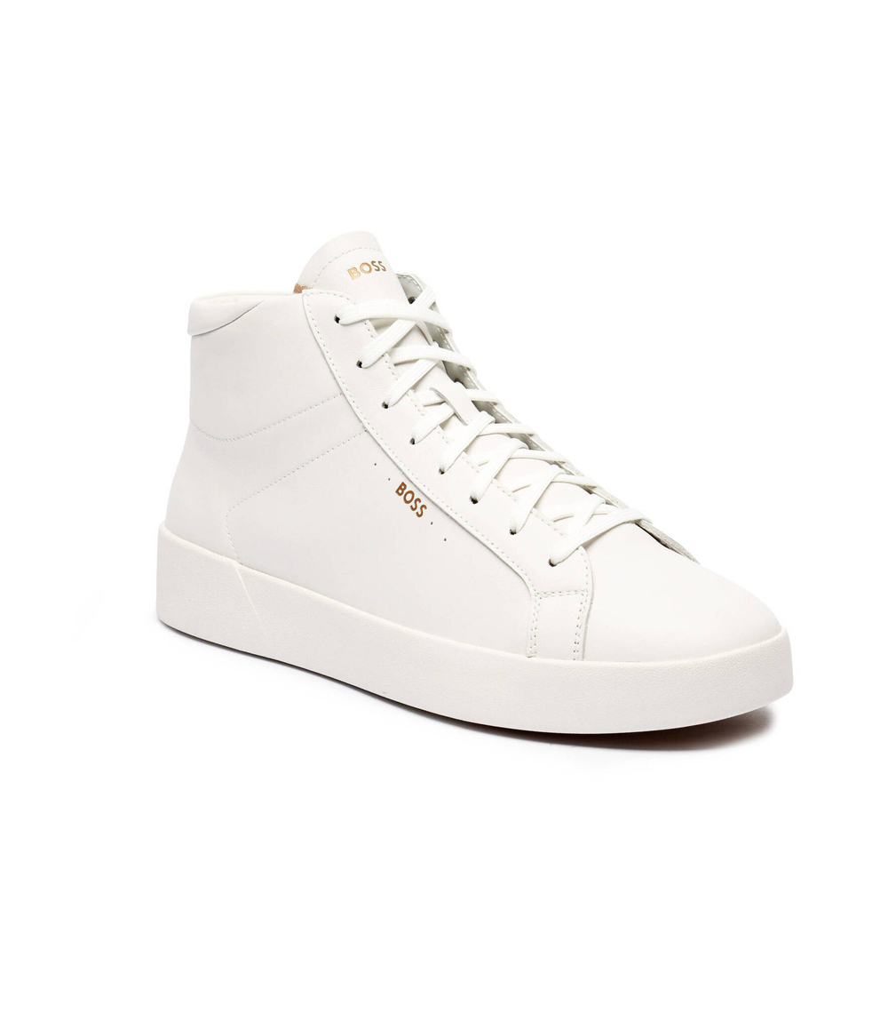 Кожаные кроссовки belwar BOSS BLACK - белый(50522871)