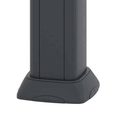 Телескопическая алюминиевая колонна, 1.5 - 3м, цвет чёрный