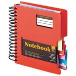 Блокнот МАЛЫЙ ФОРМАТ (144х145 мм) А6, 200 л., спираль, обложка пластик, разделители, клетка, Альт, "ULTIMATE", 3-200-374