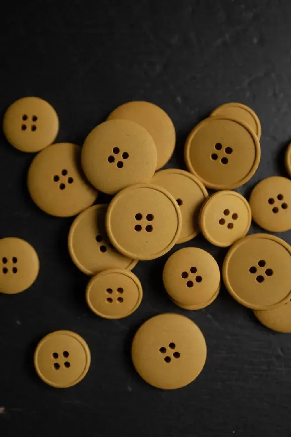 пуговицы HEMP Yellow 15 мм