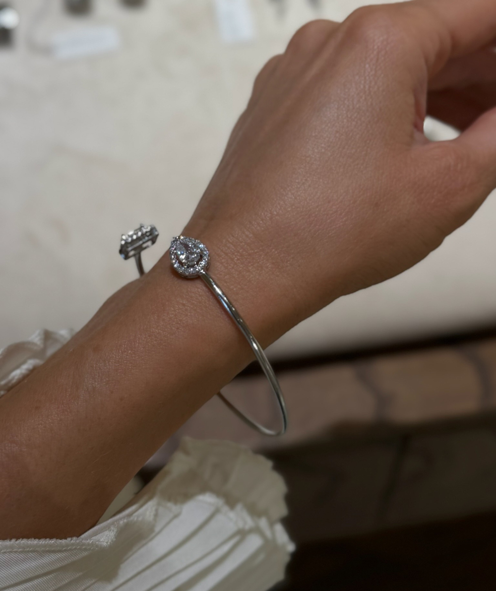 браслет Shine crystal silver