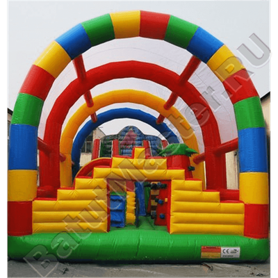 Коммерческий надувной батут "Радуга 2" 12*6*6 м