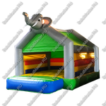 Коммерческий наддувной батут "Слоник - мой друг", 4,5*4,5*3,5 м