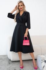 Платье Дана (черный)-52р-р Р11-1221 Nikol